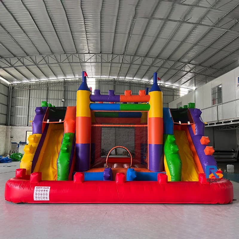 Commercial Inflatable Bouncy Castle Bounce House Durable PVC  Inflatable Jumping Castle with Slide Pool for Party Rentalglobally