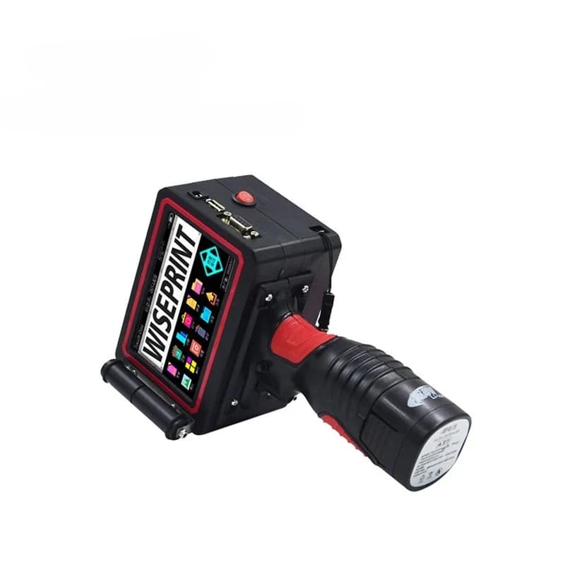 WISEPRINT TIJ Print Machine Logo Numbers Code Label Dual Head Portable HP-WP500 Handheld Inkjet Printer For Print On Wood