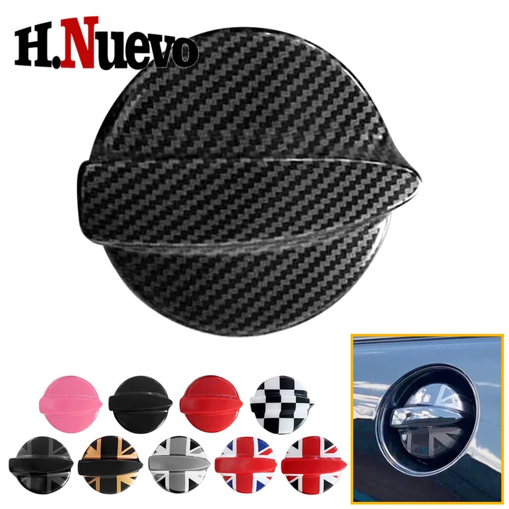Car Accessories Fuel Gas Tank Cap Covers Stickers For Mini Cooper R50 R52 R53 Car Styling Decoration Stickers