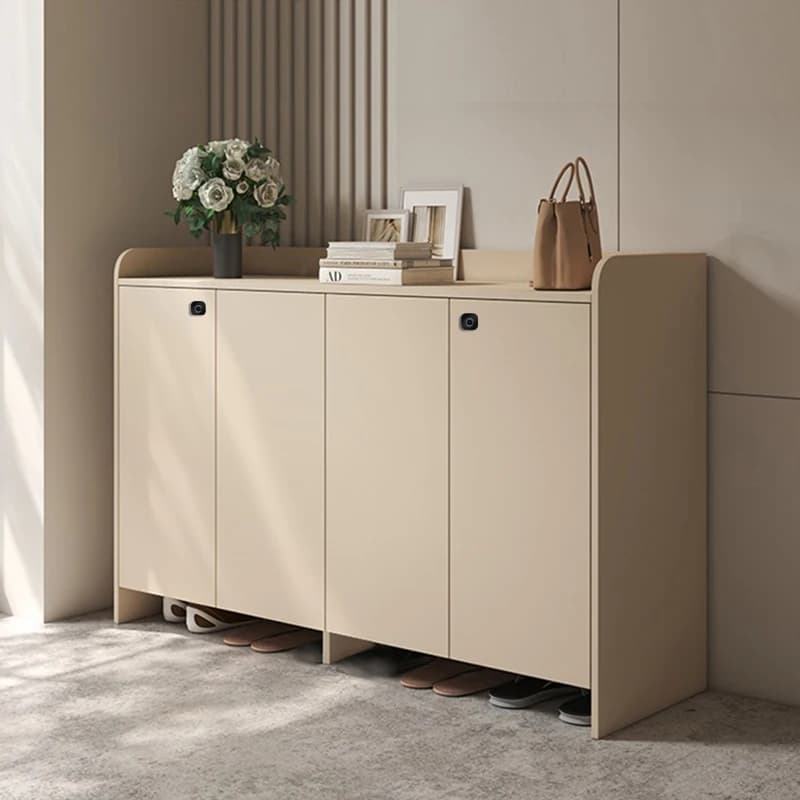 Wooden Slippers Shoe Cabinet Storage Organizer Mobile Display Living Room Modern Shoe Shelf Vertical Muebles Hotel Furniture