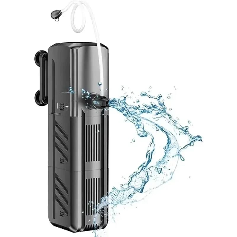 Diving aquarium filter, adjustable fish tank filter