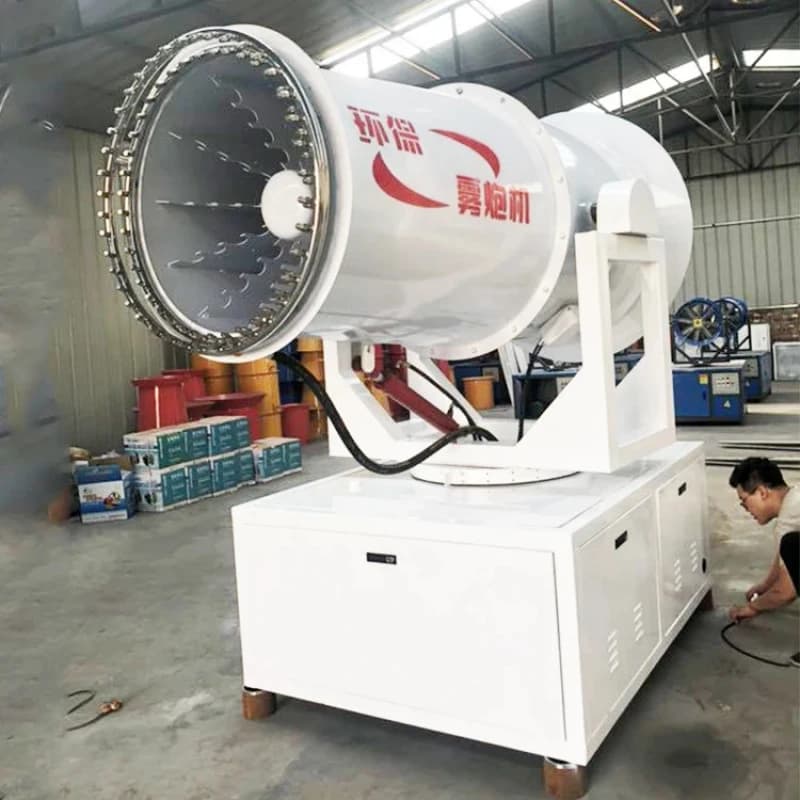 In China Multi-Purpose Industrial Fixed Spray Remote Controlled Fog Cannon hine
