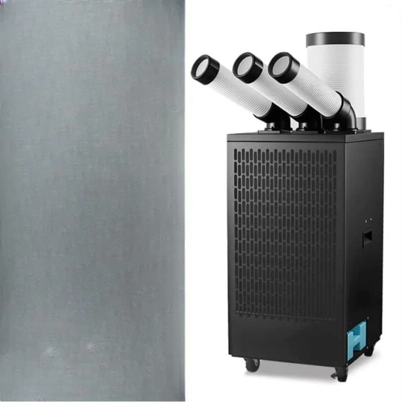 Mobile cold air conditioner, local cooling post industrial air conditioner for factory workshop