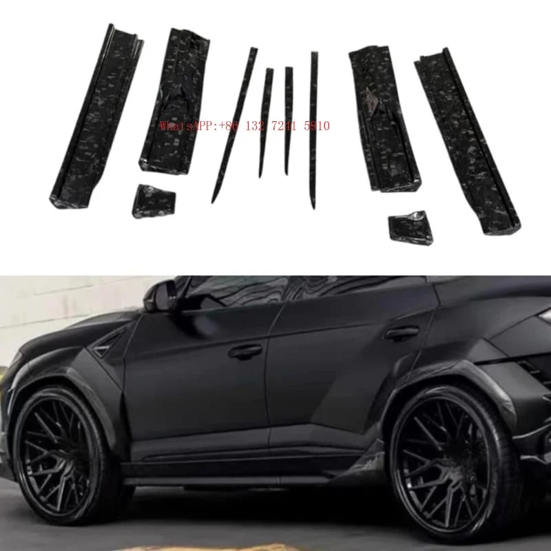 Forged Carbon Fiber Side Skirts Body Kit, Customized Car Kit