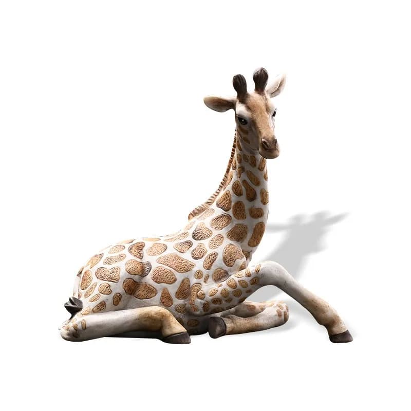 Giraffe model, African animal peripheral gifts, car tide play desktop figure