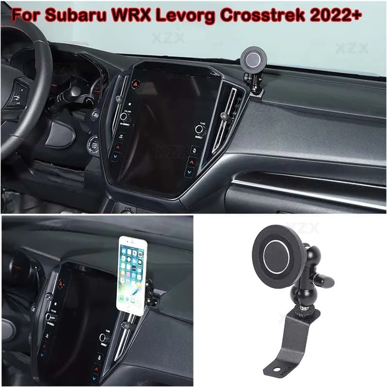 Phone Mount For Subaru WRX Levorg Crosstrek 2022+ Center Air Vent Right Side Car Mobile Phone Holder GPS Navigation Bracket