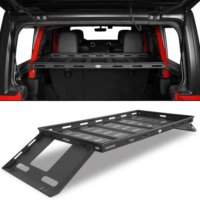 Trunk cargo rack, basket tray, storage rack