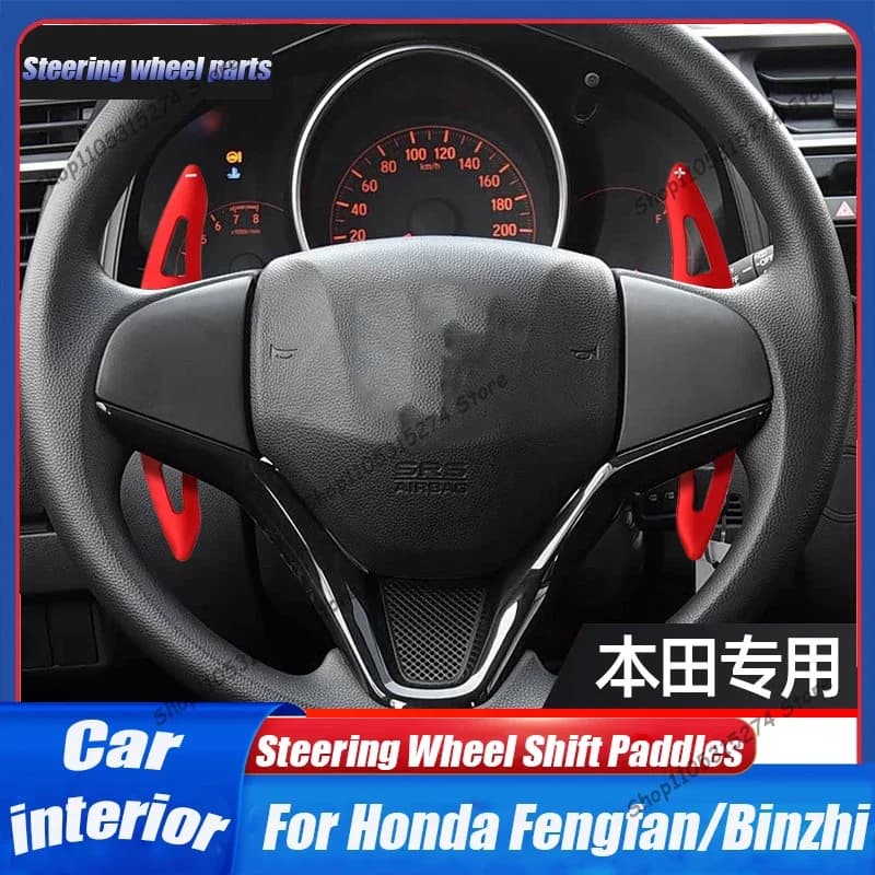 For Honda Sail steering wheel shift paddles Binzhi Fit aluminum alloy shift paddles steering wheel accessories modification