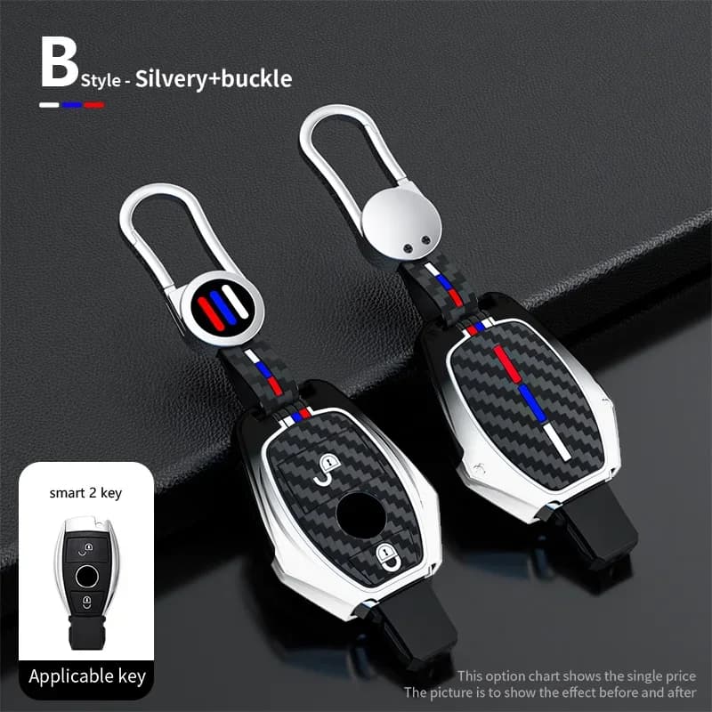 Car Key Case Cover Shell Fob For Mercedes Bnez CLA GLC GLA GLK W203 W210 W211 W204 W176 A B C E R Class AMG Accessories