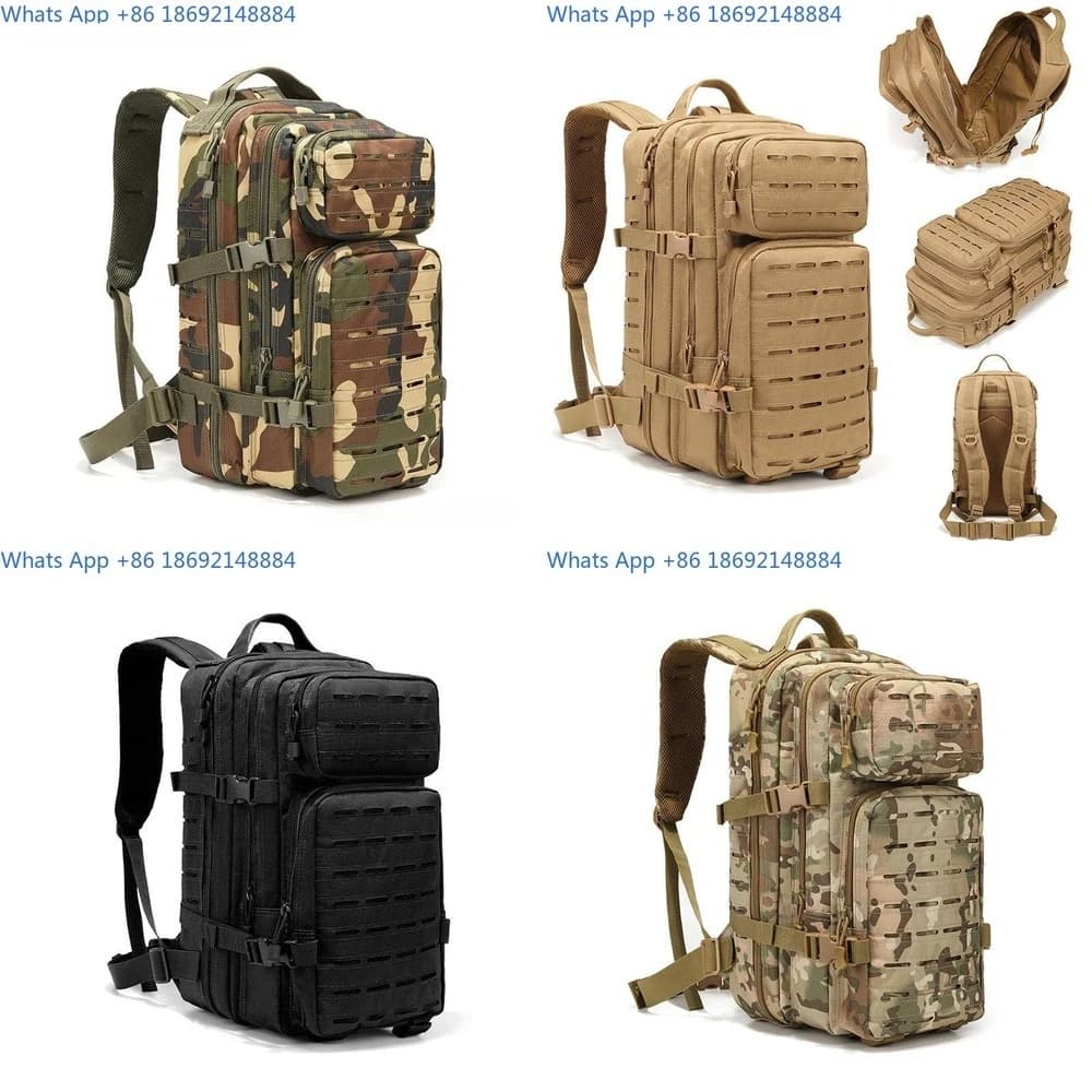 Tactical Backpack Outdoor Hiking Large Capacity Laptop Sports Travel Multifunctional Men
