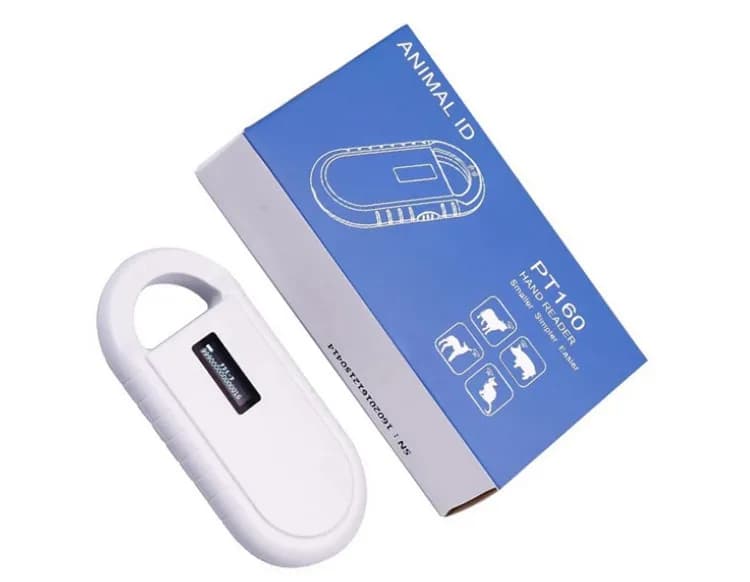 Long Range Animal Rfid Microchip Reader 134.2khz Handheld Portable Micro USB Animal Ear Tag Reader