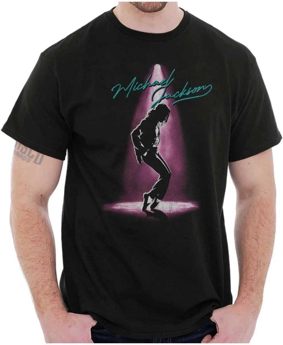 Michael Jackson Toe Stand Dance Graphic design -100% cotton summer O-neck short sleeve casual printed men's T-shirt.