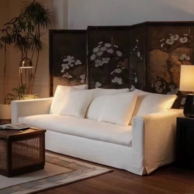 Nordic Designer Living Room Sofas European White Minimalist Modern Living Room Sofas Single Divano Soggiorno Furniture Home