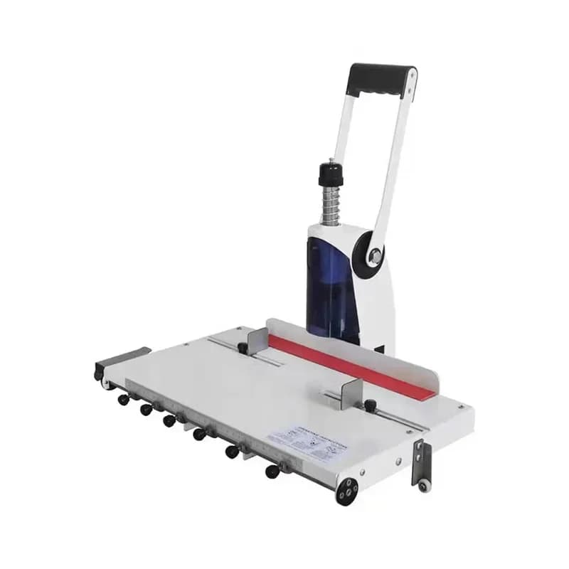 Manual punching machine mobile table hole spacing adjustable punching 30mm thick