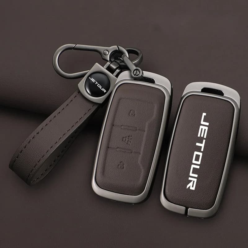 Zinc Alloy For Chery Jetour X70 X70M X70S X90 X95 Plus 2020 2021 2022 Car Remote Key Case Cover Shell Fob Holder Accessories