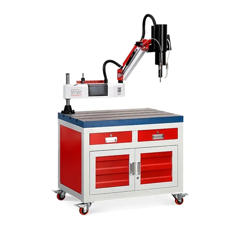 Touch screen high-end intelligent electric tapping machine automatic refueling and blowing universal device