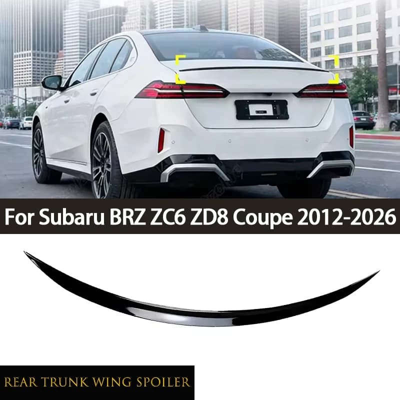 Car Exterior Tuning Rear Trunk Lid Spoiler Wing Stickers For Subaru BRZ ZC6 ZD8 Coupe 2012-2026 Auto Accessories