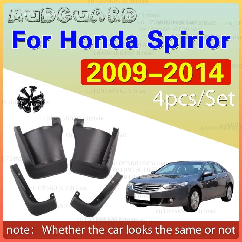 For Honda Spirior 2009-2014 2010 2011 2012 2013 Fender Mudguard Mud Flaps Guard Splash Flap Mudguards Car Accessories
