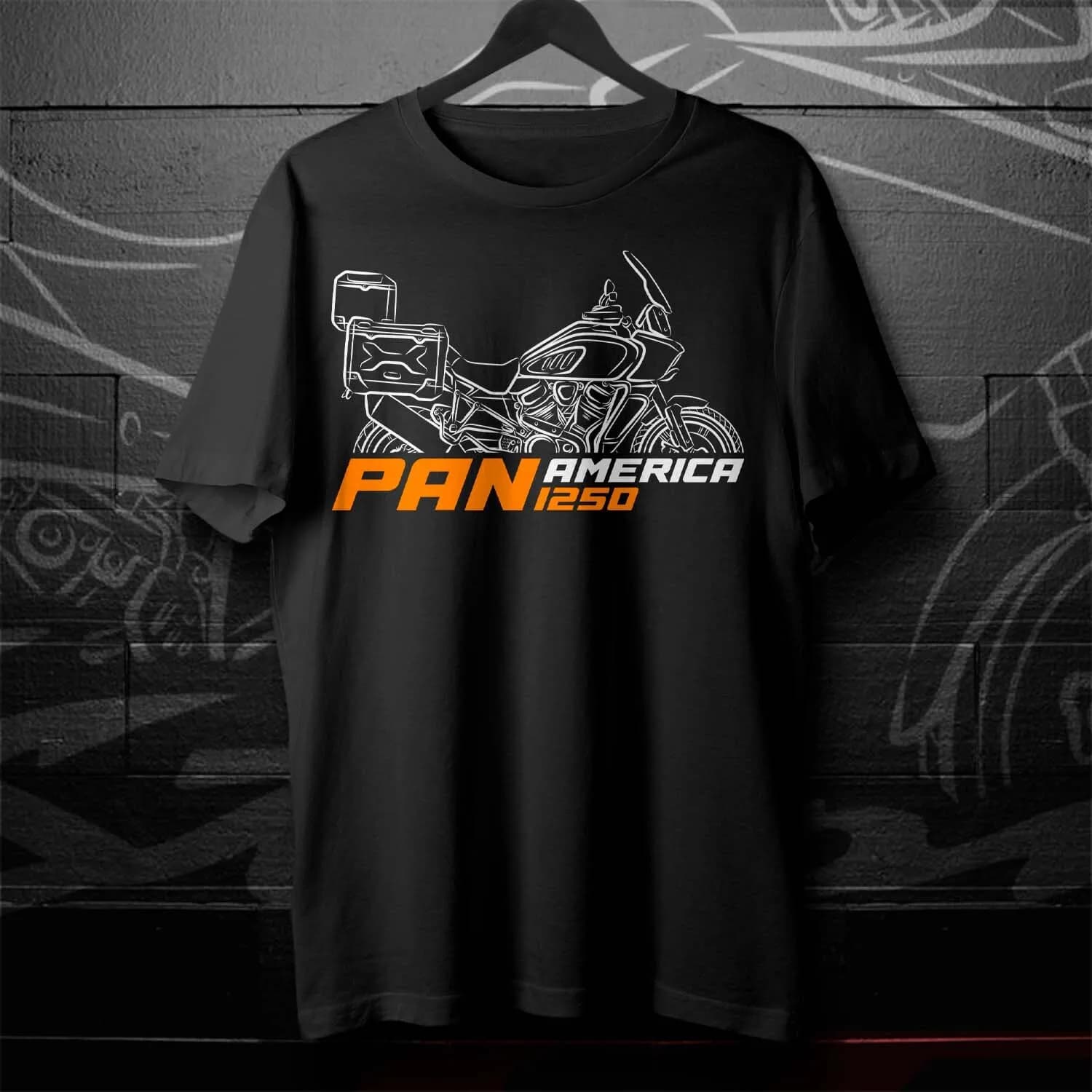 H-D Pan America 1250 Motorcycle Fans Gift T-Shirt 100% Cotton O-Neck Short Sleeve Summer Casual Mens T-shirt Rider Streetwear