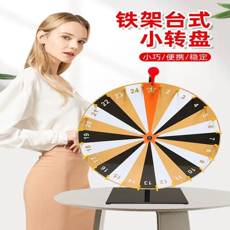 Lucky Turntle Fun Ching Props Game Activity Digital Lottery Dktop Roulette