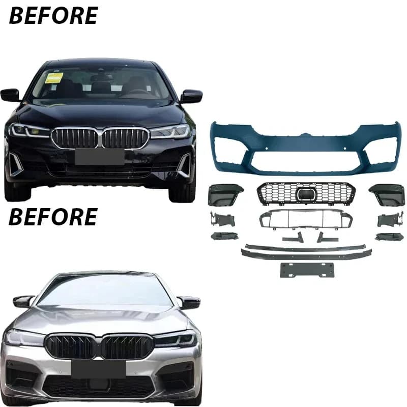 M TECH New For  F16 (13-19) Body Kit Upgr X6M Bodykit With Front Bumper Side Skirts Exhaust Pipe Grille Rear