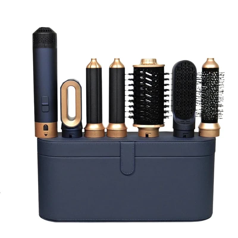 Six-in-one curling iron, hot air comb, multi-functional hair dryer, automatic curling iron, six-in-one hair styler.