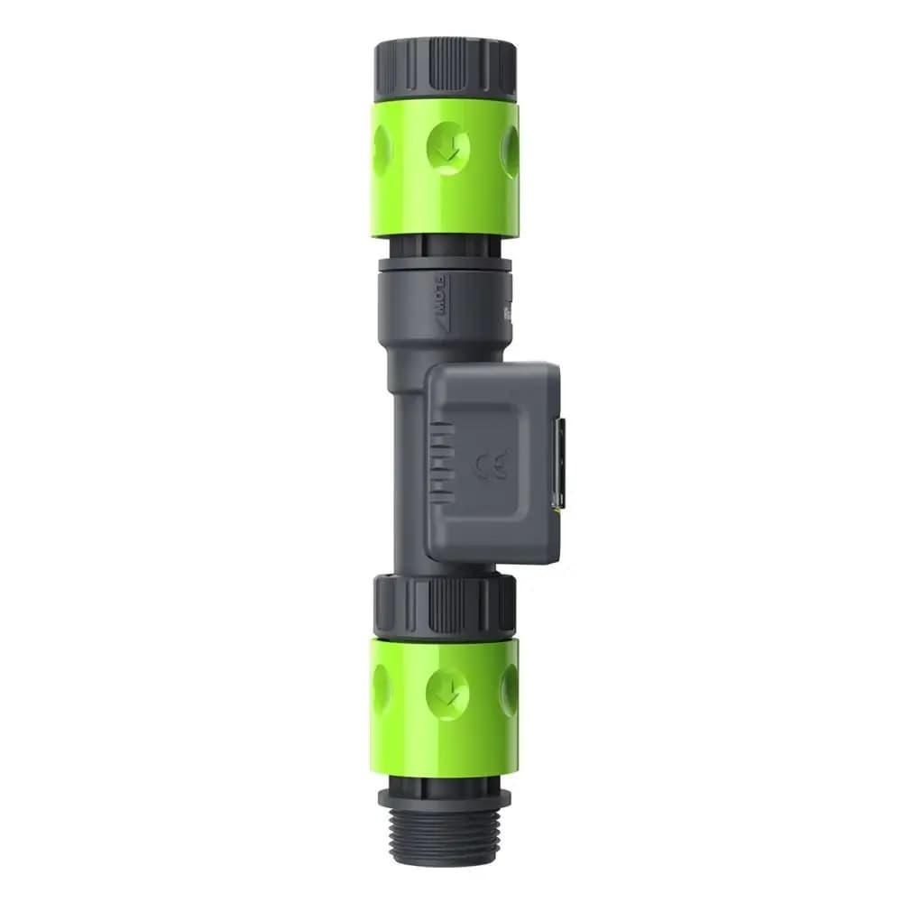 Digital Water Flow Meter 180° Screen-Flip Quick Connectors Water Meter IPX6 Easy To Install Flow Rate Outdoor Garden