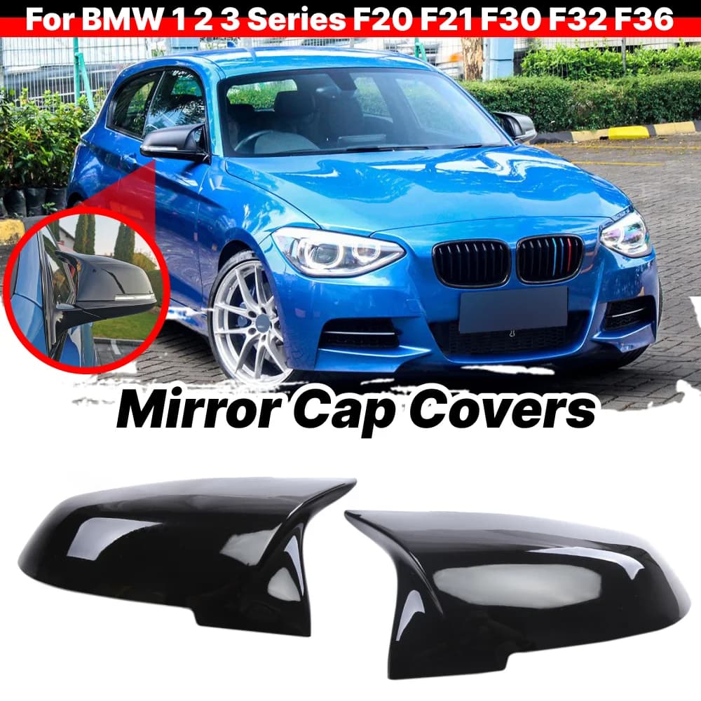 1 Pair For BMW 1 2 3 4 Series F20 F21 F23 F87 F30 F31 F32 F33 F34 F36 Replacement Wing Side Mirror Cap Cover