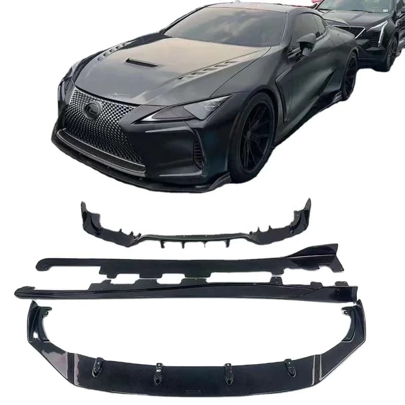 LC500 ART Style Carbon Fiber Body Kit Front Lip Side Skirt Rear Diffuser High Quality Car Exterior Styling Upgrade Parts