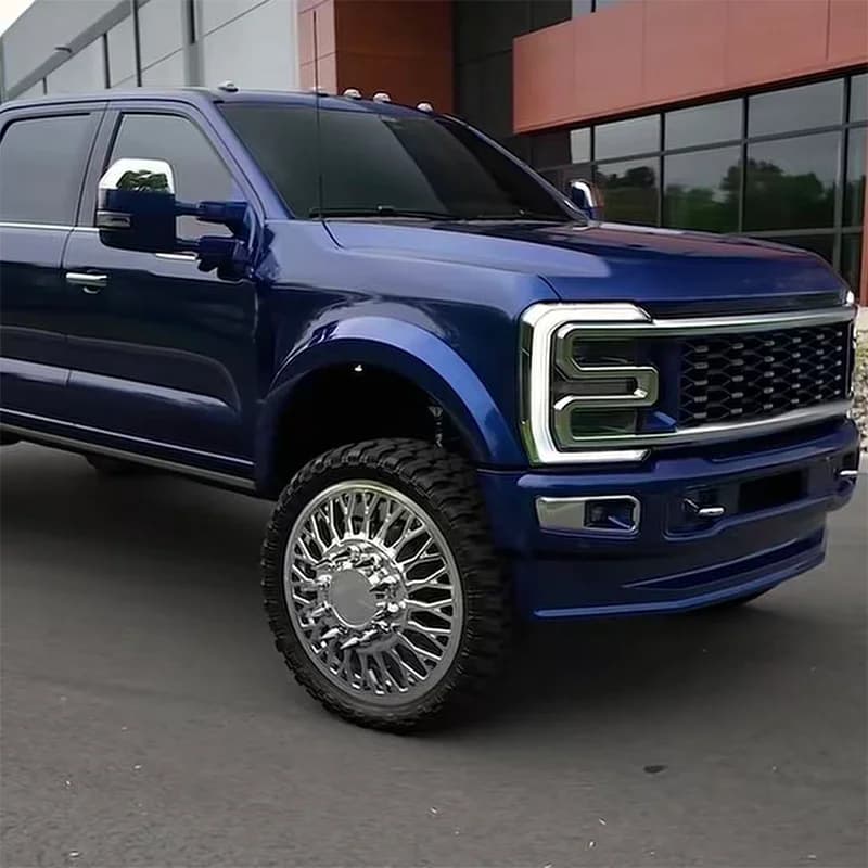 LSGZL Polish Forged Dually Wheels 22x8.25 24x8.25 26x8.25 28x8.25  for F350 8x6.5 8x165.110x225 8x200 8x210 Dually Forged Wheels