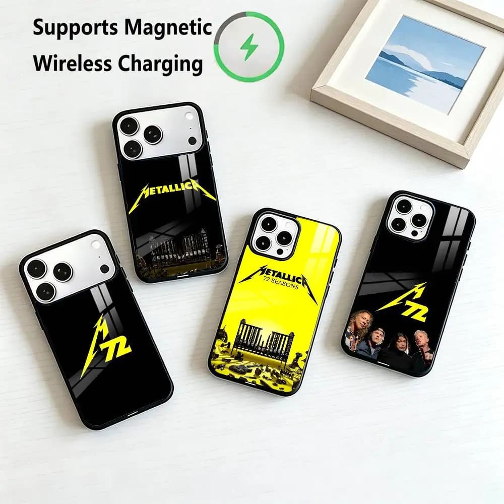72 Seasons Metallica-A  Phone Case For iPhone17,16,15,14,13,12,11 Plus,Pro Compatible with magnetic wireless charging Gift