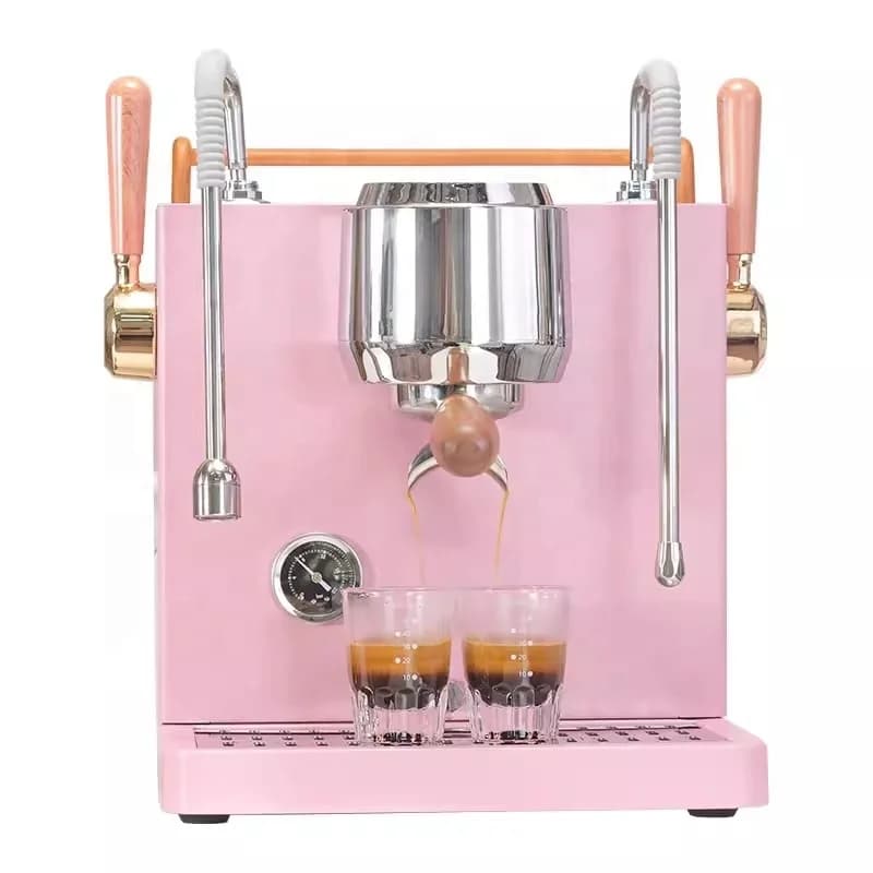 3000W 15 Bar Italian Semi-Automatic Coffee Maker 58mm Commercial Extraction Head Small Coffee MakerCappuccino Milk Bubble Maker