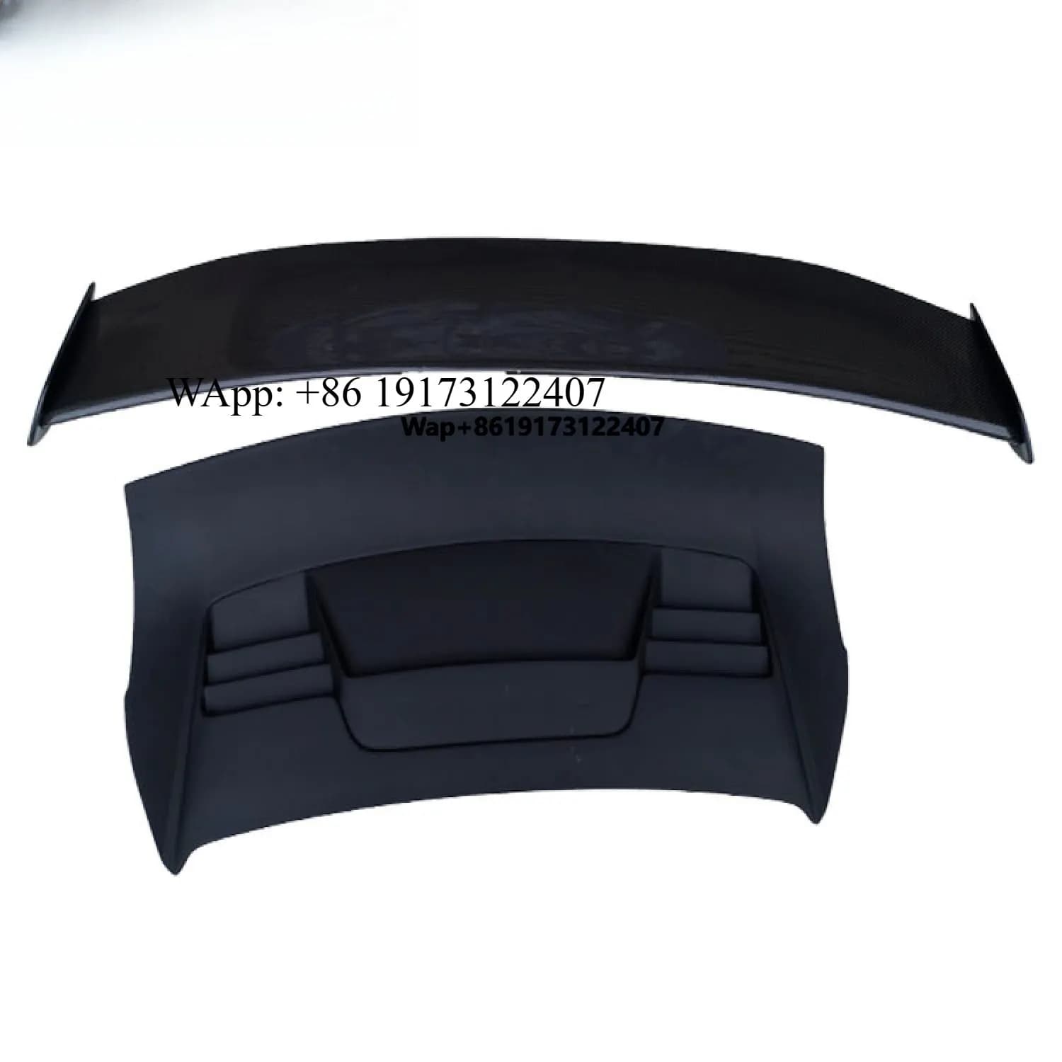 Top Material Real Carbon Fiber Rear Wing 911 Gt3 Rs Trunk Spoiler for  991 Gt3