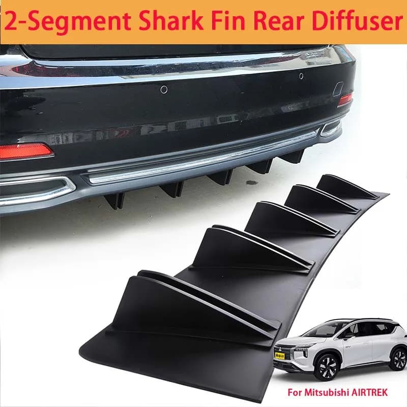 For Mitsubishi AIRTREK Shark Fin Rear Diffuser Split Chassis Spoiler Auto Aerodynamic Parts Aerodynamic Modification