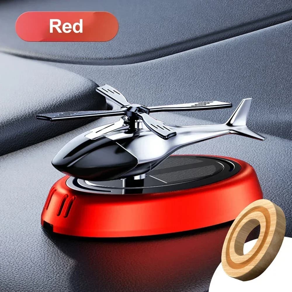 Propeller Rotating Flavoring Diffuser Interior Accessories Solar Helicopter Car Interior Accessories Decoration solid fragrance