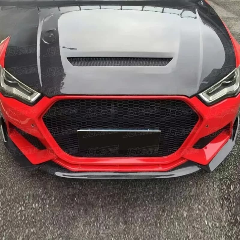 JSKII STYLE CARBON FIBER HOOD for AUDI  2013-2022 A3 S3 RS3