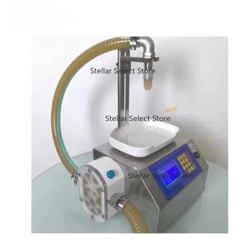 SY-A7 Semi-Automatic Gear Pump Manual Liquid Honey Edible Oil Bottle Paste Weighing Filling Machine