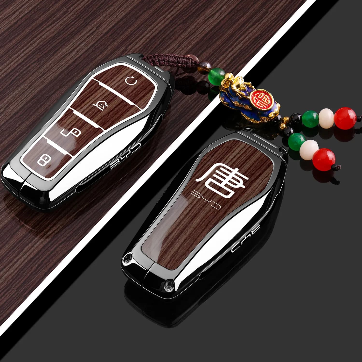 2025 BYD Tang L Key Case - Specialized for 21-24 Tang DMi/EV High-End Metal Shell Key Ring