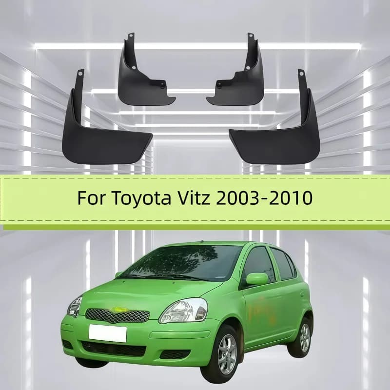 For Toyota Vitz 2003 2004 2005 2006 2007 2008 2009 2010 Fender Mudguard Mud Flaps Guard Splash Flap Mudguards Car Accessories