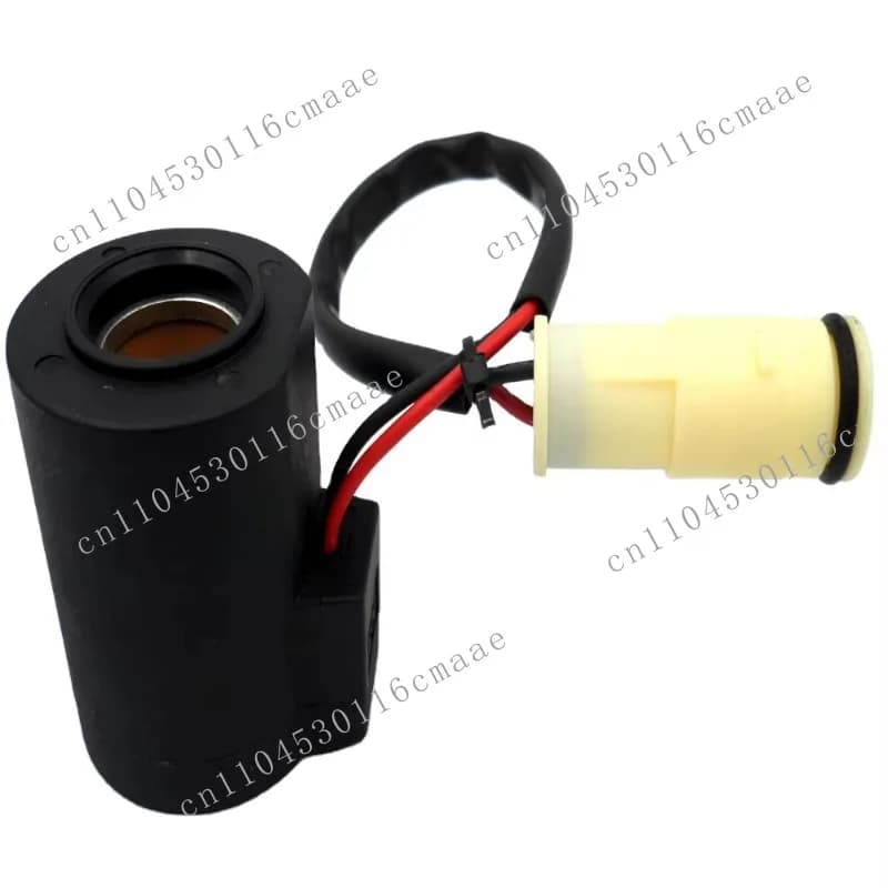 Solenoid Valve Coil 24V H 50mm Excavator Spare Parts Used for  EC210B