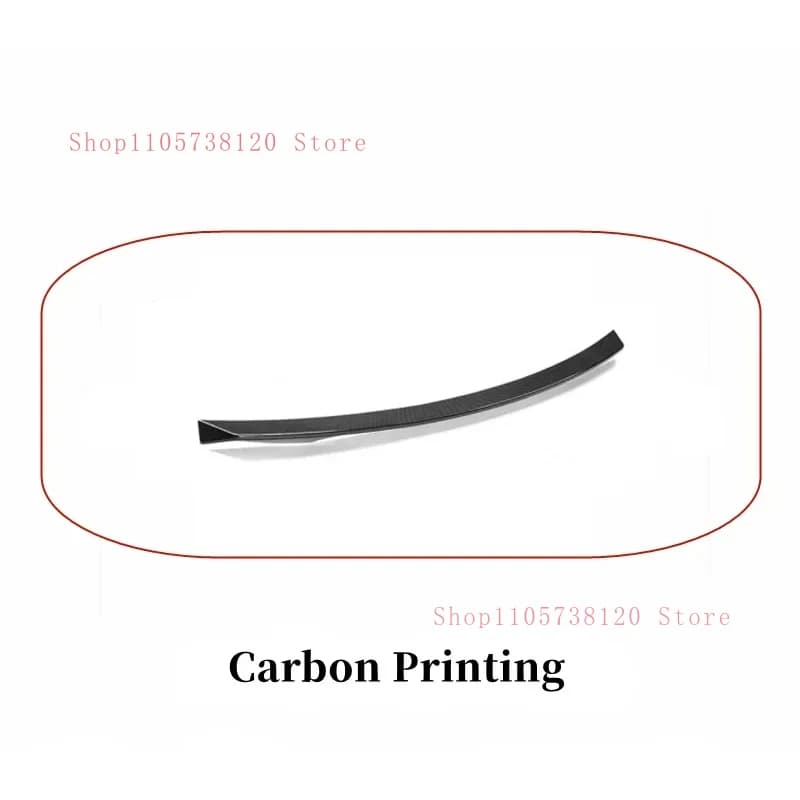 Factory Hot Selling High Quality Universal Rear Trunk Lid Spoiler Wings S Plastic Glossy Black Carbon Look SUV Sport Styling Ext