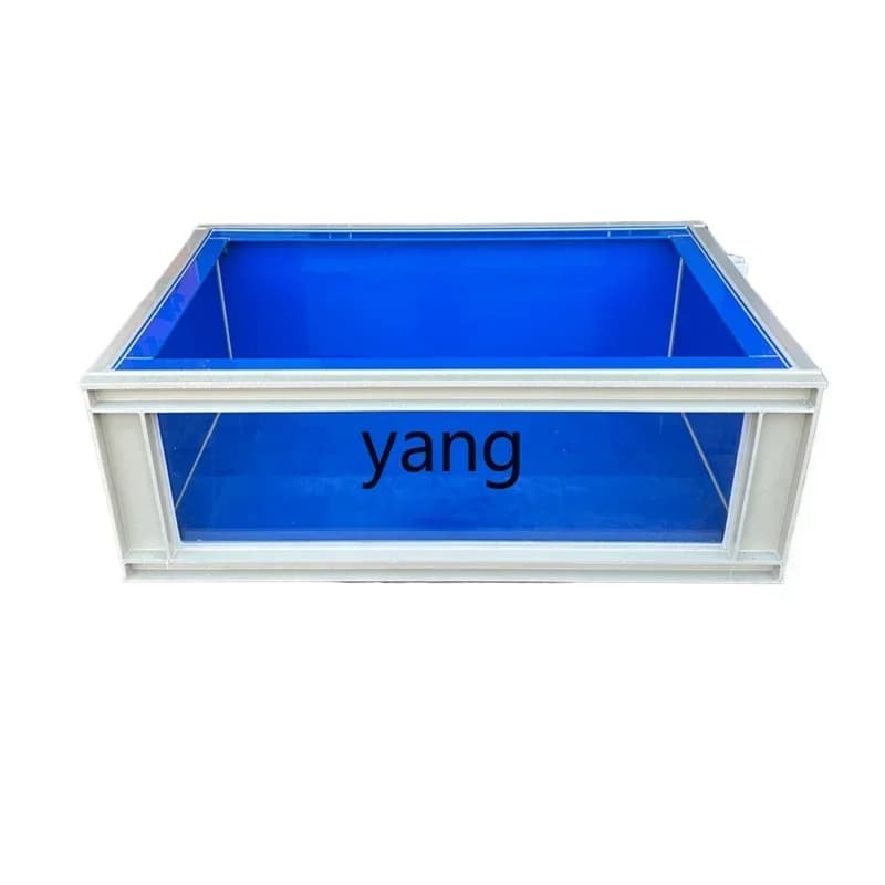 XYY large koi fish pond ultra-white glass ornamental fish tank indoor and outdoor seafood fish box