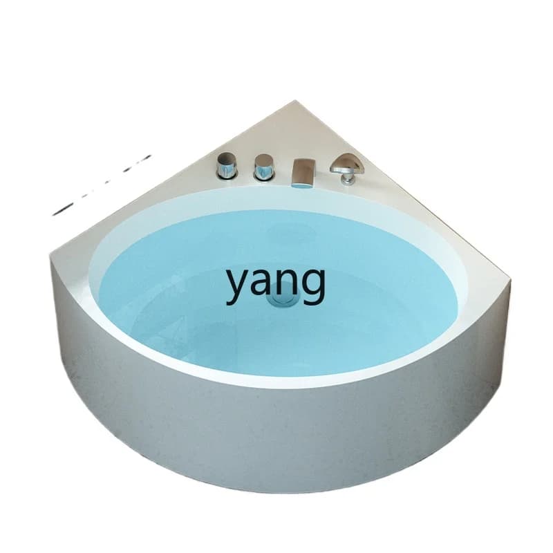 LH  small apartment household bathroom corner cut corner bathtub acrylic