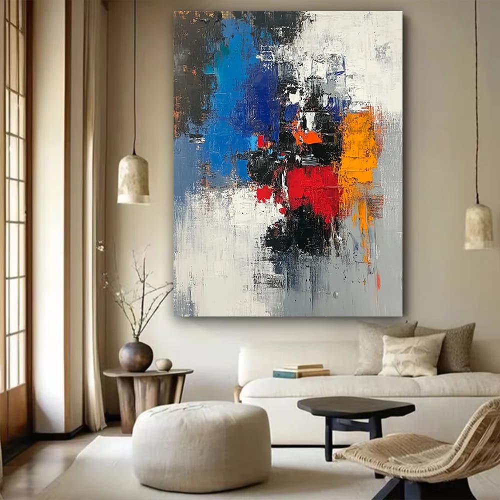 Home Decorative Poster Model Panel Image Apartment Hotel Abstract Oil Paintings Decor Living Room 100% Handmade Wall Art Picture