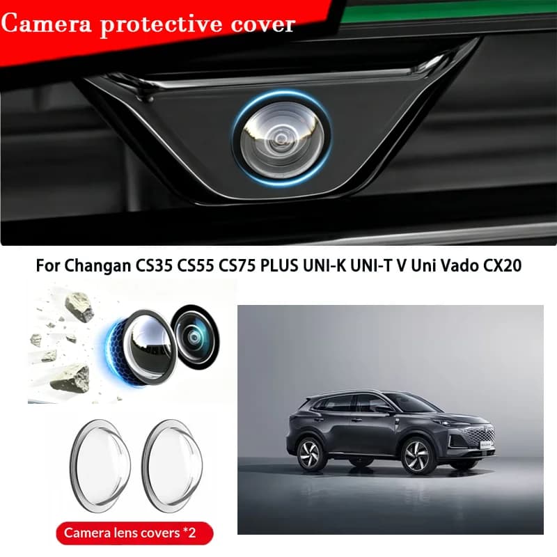Lens Cover Car Camera Protective Cover For Changan CS35 CS55 CS75 PLUS UNI K UNI T V Uni Vado CX20