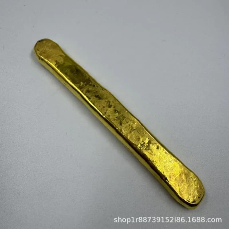 Dynasty , Chen Erlang bars, ingots, handicrafts, Southern Song iron coins, real gold, gilded solid brass