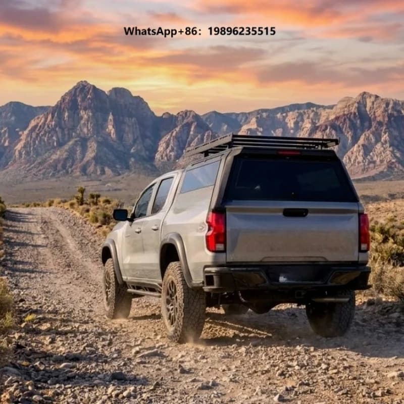 Customized Waterproof Steel Locking Sliding Window Topper Camper Canopy