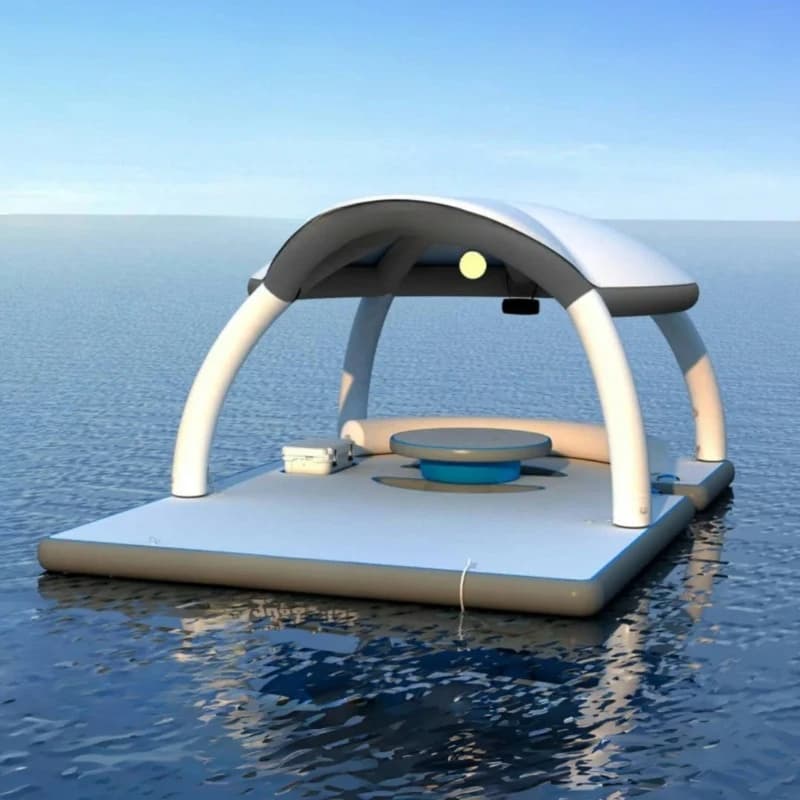 Water Platform Island Aqua Leisure Floating Dock Yacht Dock Water Floating pool Bar Aqua Park water Bar