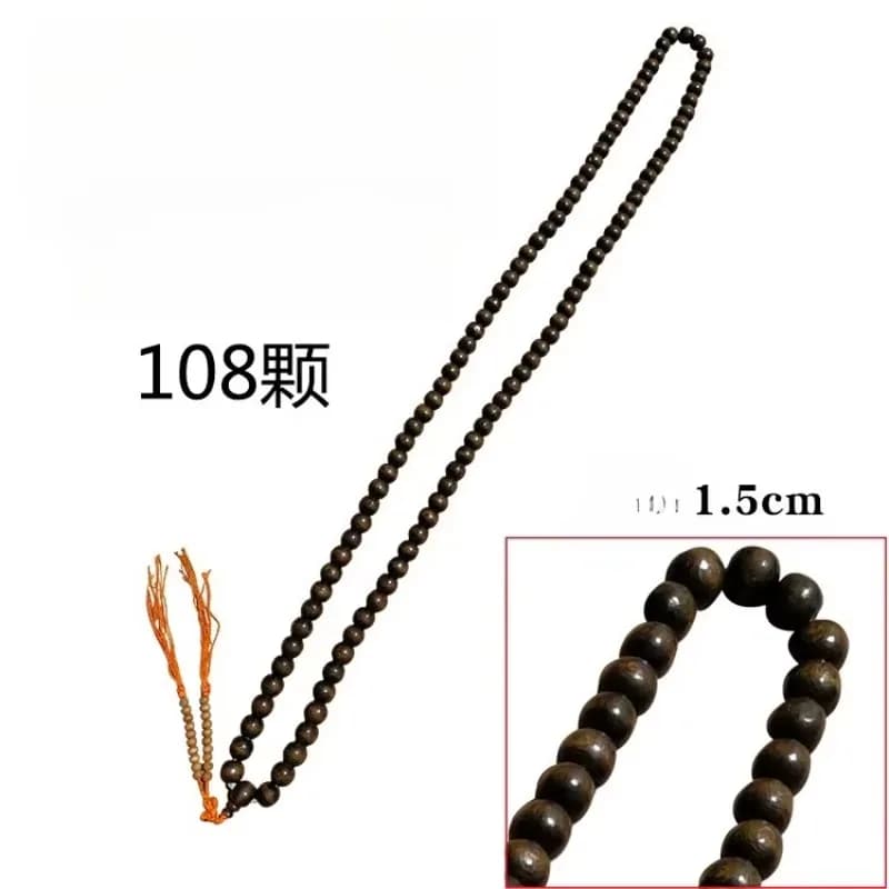 X5-15  tang monk buddha beads 108 sha monk big buddha beads monk wooden buddha beads rosary