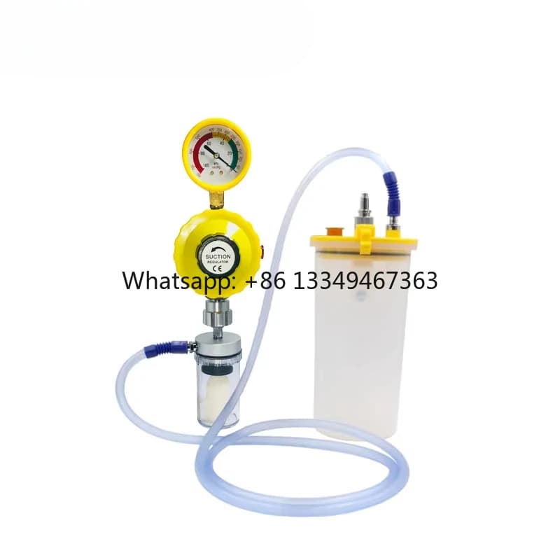 Wall Mounted French Standard Vacuum Regulator suction regulator vacuum regulator 760mmHg 1L 2L suction bottle